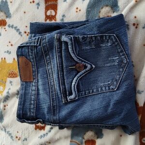 CL3-Vigoss 7/8 Blue Denim Jeans
